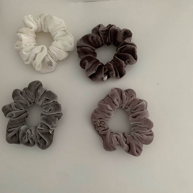 Elastico per capelli in velluto di lusso per acconciature_voghion.com