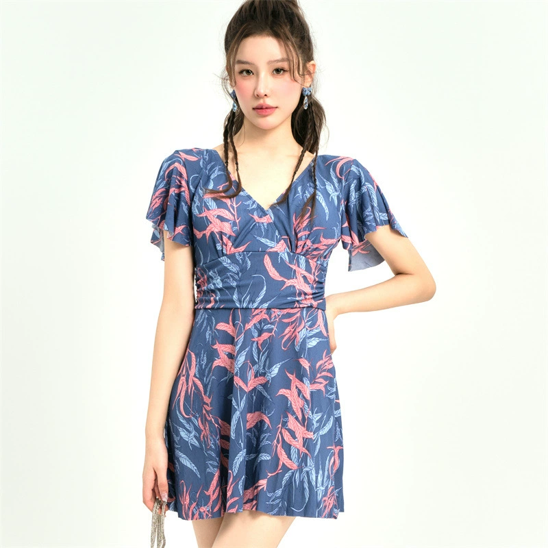 Summer swimwear for mother for swimming, fitted, for middle age, 2024 years