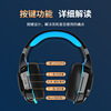 Cross -border hot -selling Intelogy Bluetooth headset headset light 5.0 large -volume noise reduction wireless Bluetooth headset customization