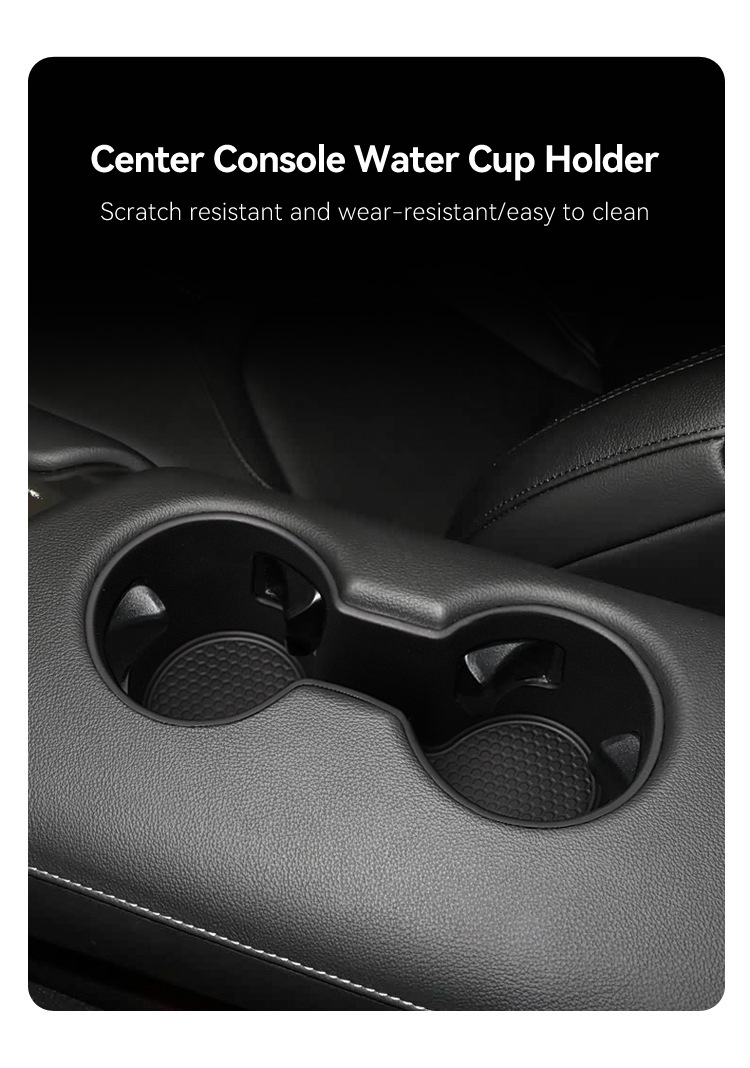 Suitable for 18-25 Models of Niu Demon Supra Central Control Water Cup Cover Protection Anti-Slip Mat Car Special Modification Accessories