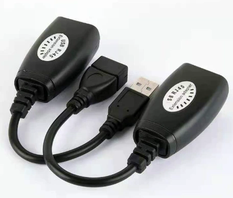 USB-удлинитель до RJ45 (Производитель) — усилитель сигнала 50 м, USB-удлинение через сетевой кабель