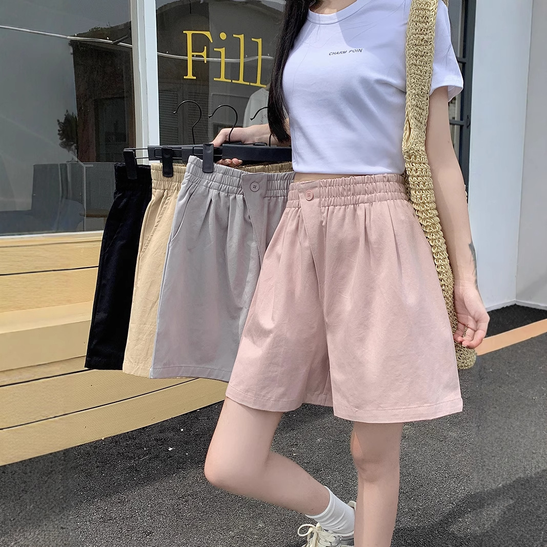Short tiro alto casual