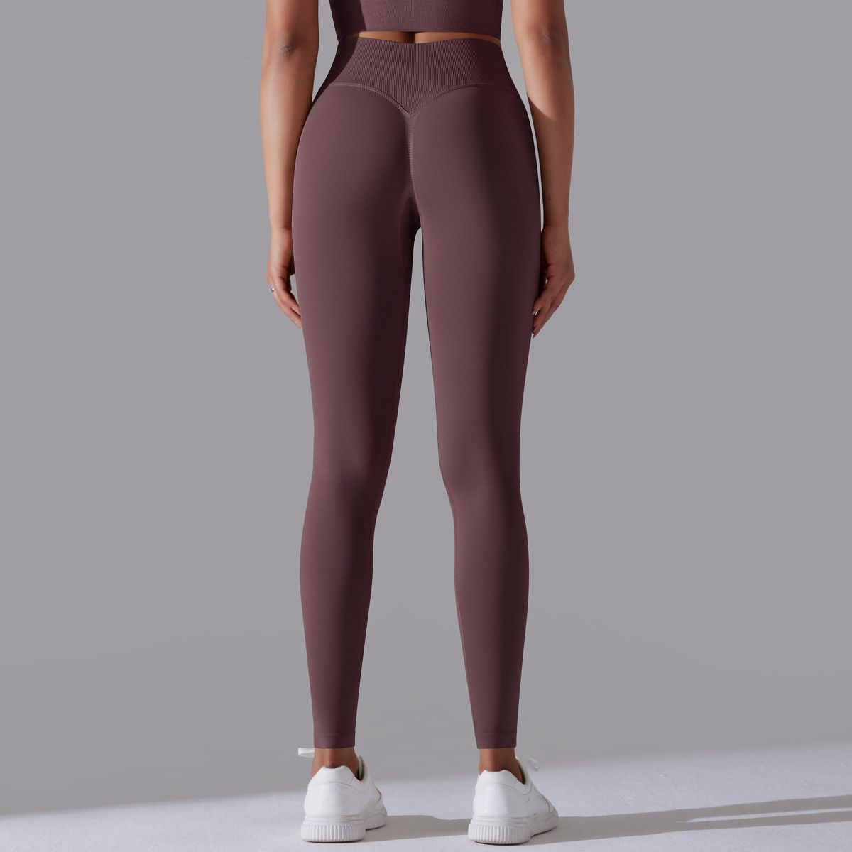 Simple Style Sports Solid Color Nylon Cotton Blend U Neck Tracksuit Vest Jogger Pants Leggings display picture 185