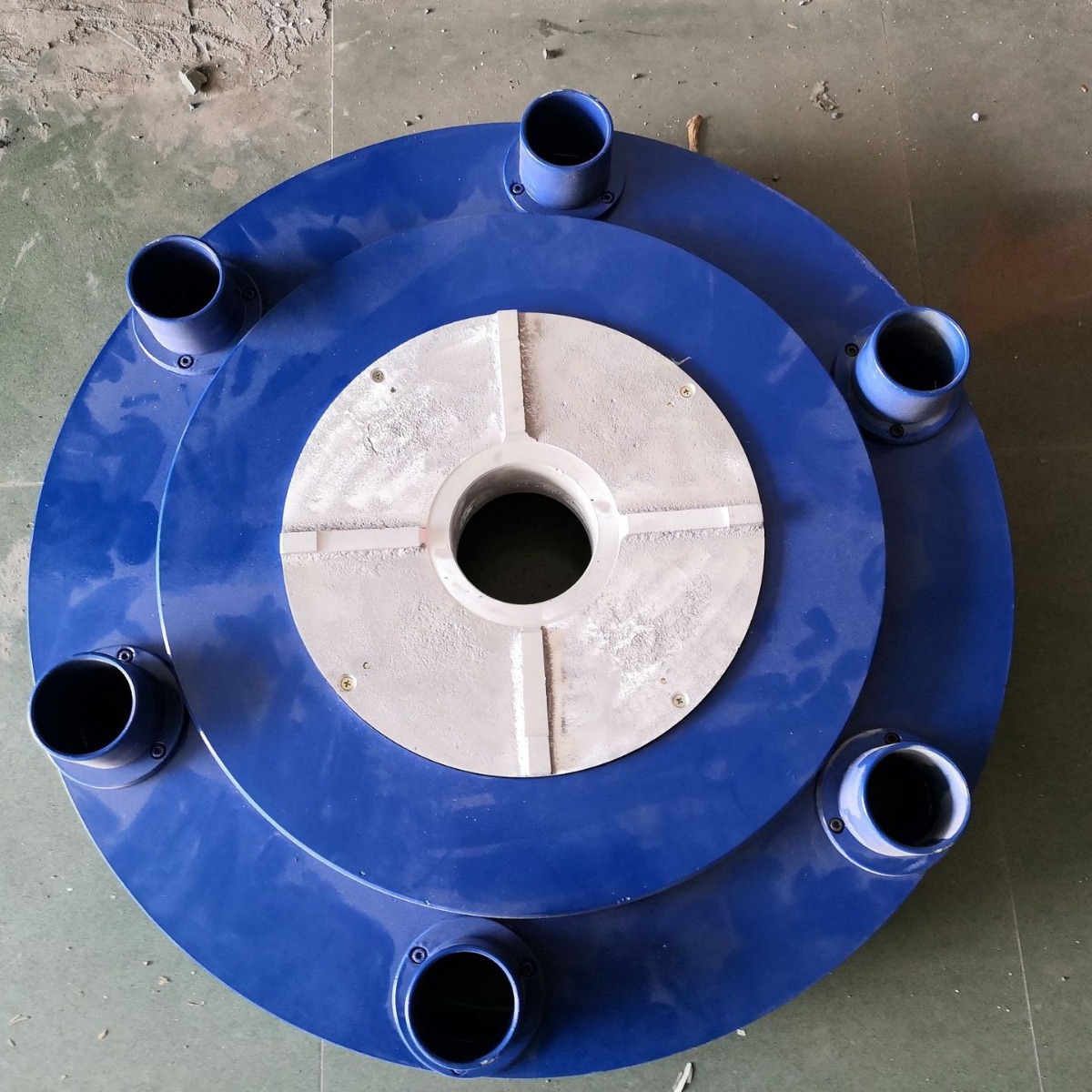 专业制造 680型吹膜机高压单风口风环 HDPE LDPE吹膜机单风口风环