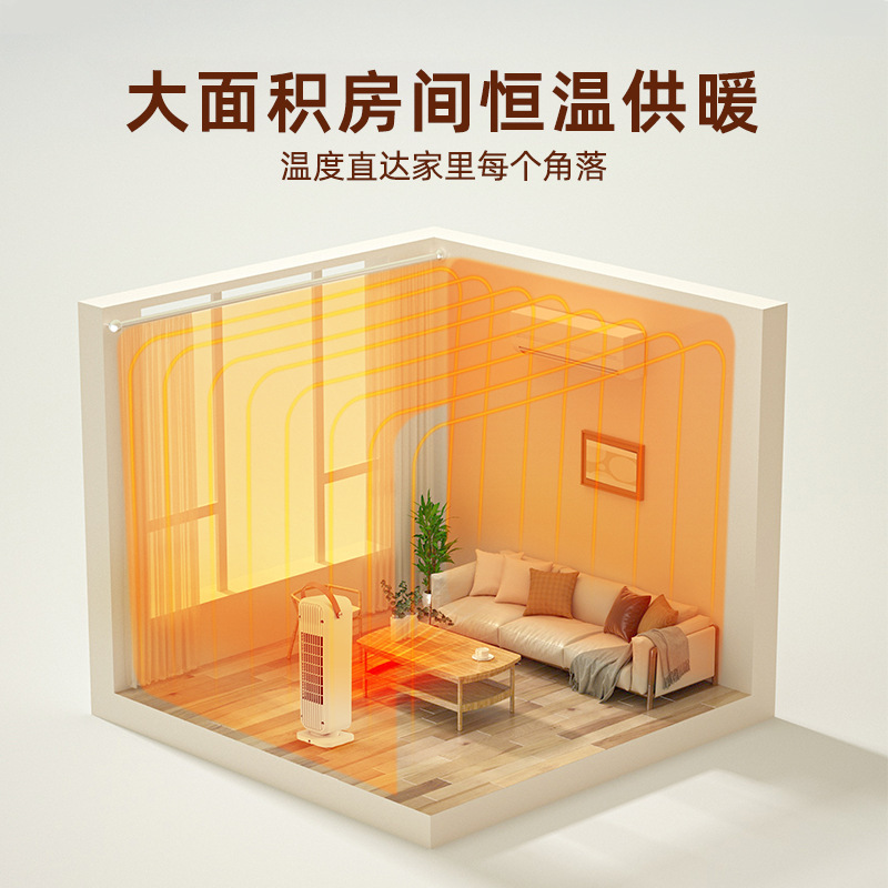 小型家庭用熱風PTCミニ電気ヒーター卓上型グラフェンヒーター強力熱風|undefined