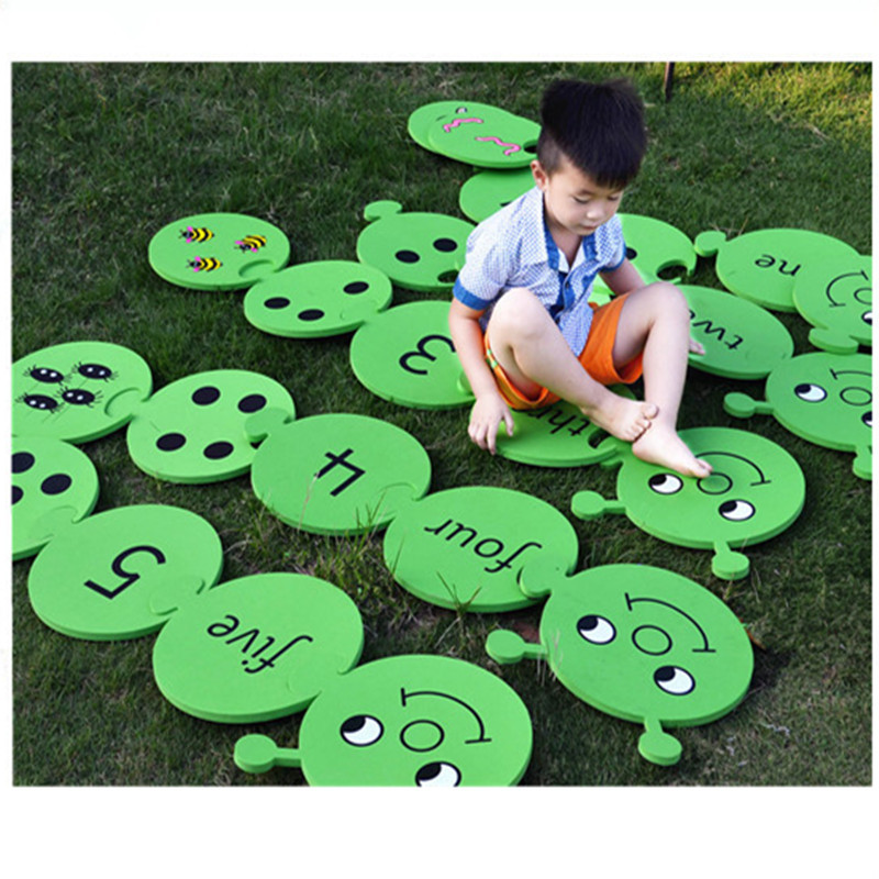 Crawling Mat Foam Board Eva Puzzle Floor Mat Kidsren's Game Mat Eva Long Caterpillar Puzzle