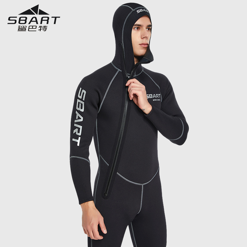 Traje de buceo de 3mm traje de buceo engrosado para hombres y mujeres traje de buceo cálido con capucha para hombres traje húmedo traje de surf traje de medusas al por mayor