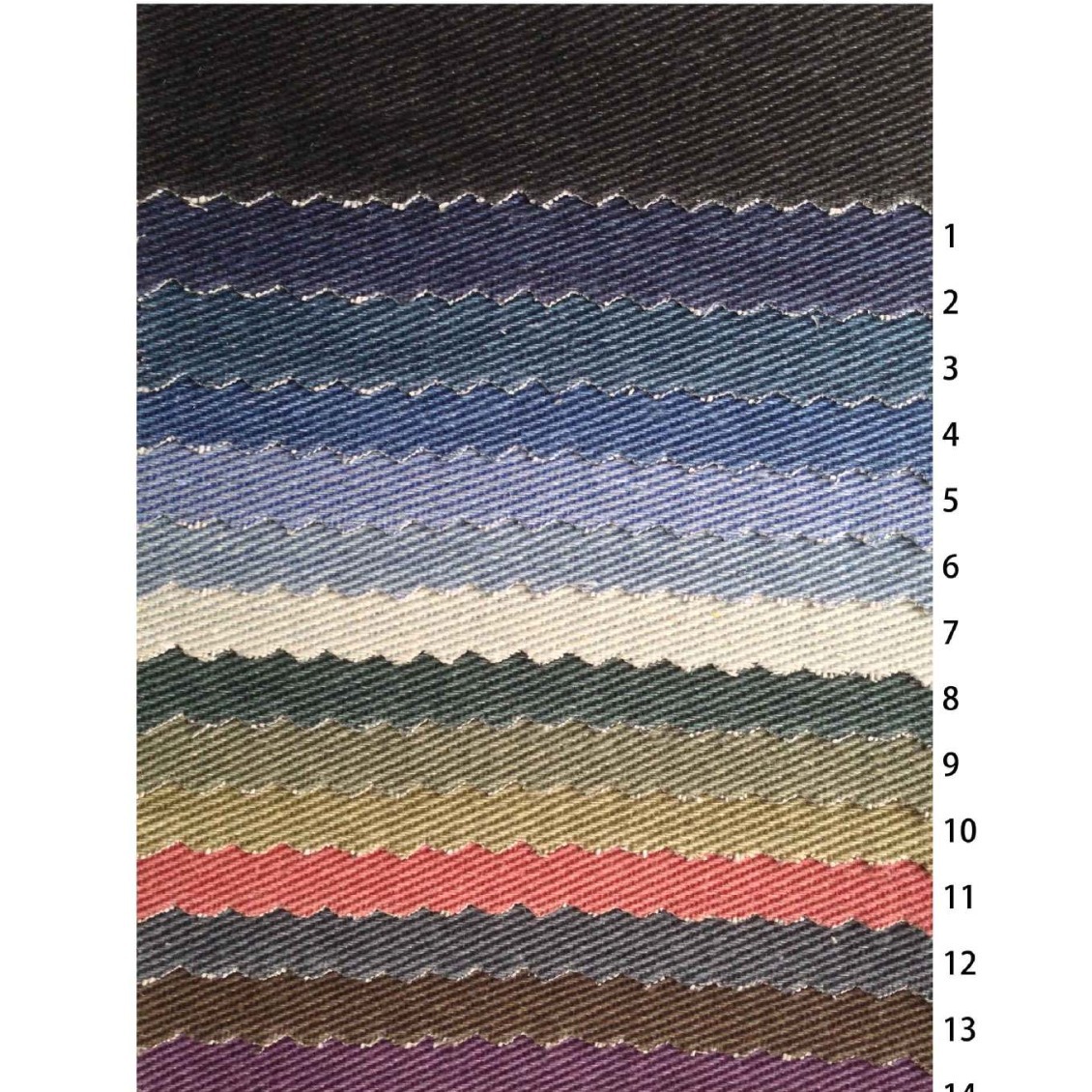 复古仿牛仔斜纹帆布布料 箱包抱枕沙发桌布帆布袋布料 厂家直供