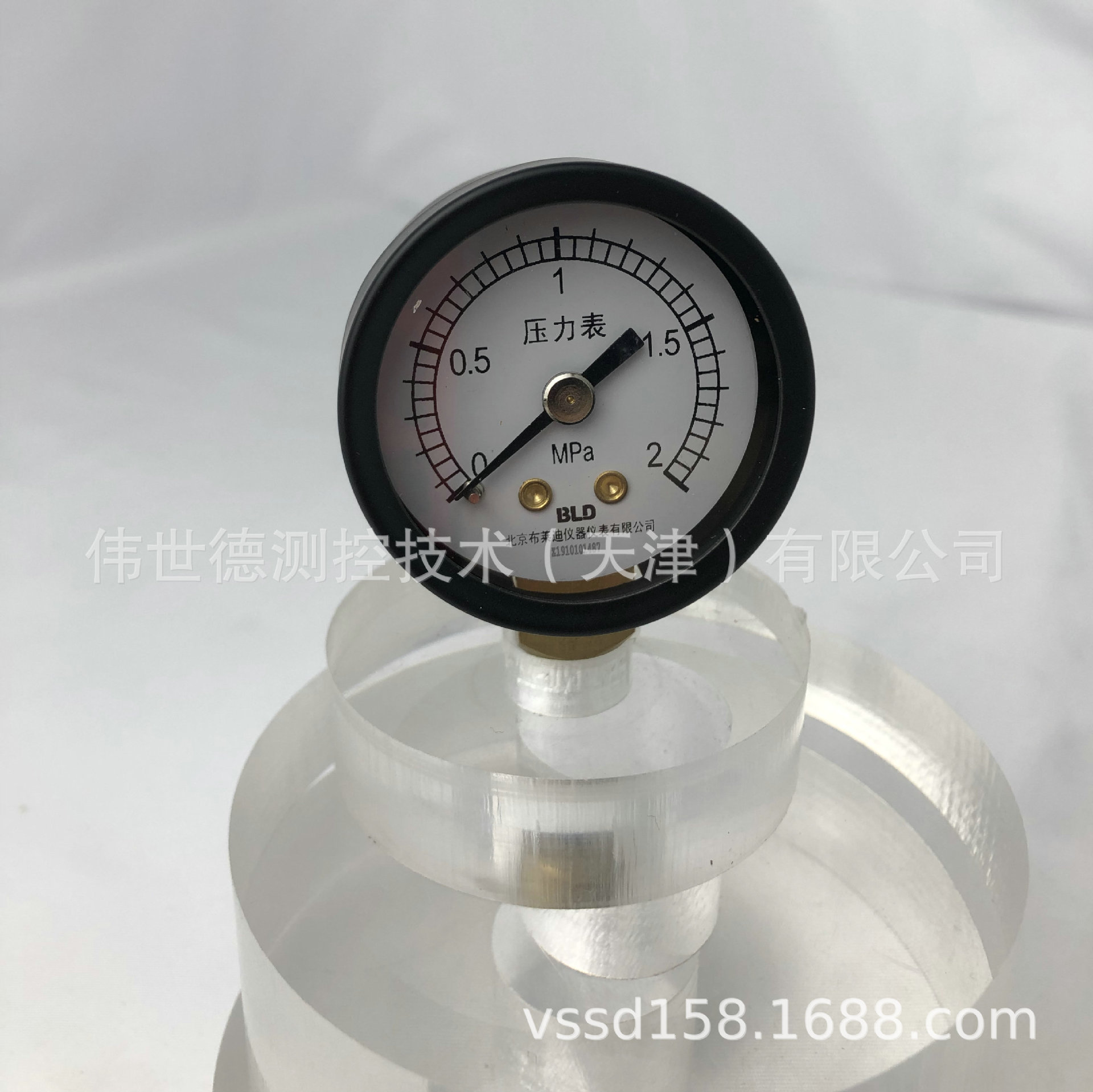 BLD 布莱迪一般压力表Y-40.AO气压0-2Mpa出口款ZG1/8源头货水气压