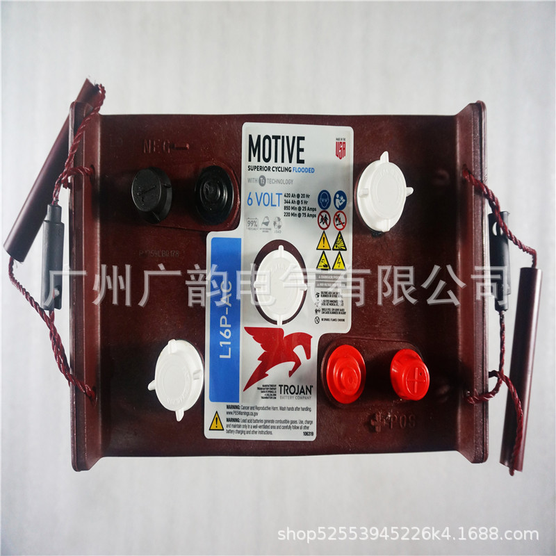 L16P-AC 美国邱健 Trojan L16 P蓄电池 驾驶式洗地车电瓶