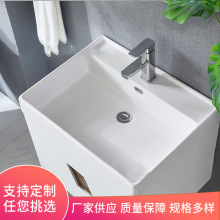 现代简约轻奢浴室柜组合卫浴洗脸洗手盆柜卫生间洗漱台小户型适用