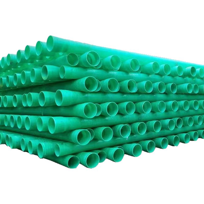 Fabrica directa fibra de vidrio fibra de fibra de vidrio tubería de arena municipal tubería de protección de cable de drenaje de ventilación de compresión tubería de drenaje de fibra de vidrio image 6