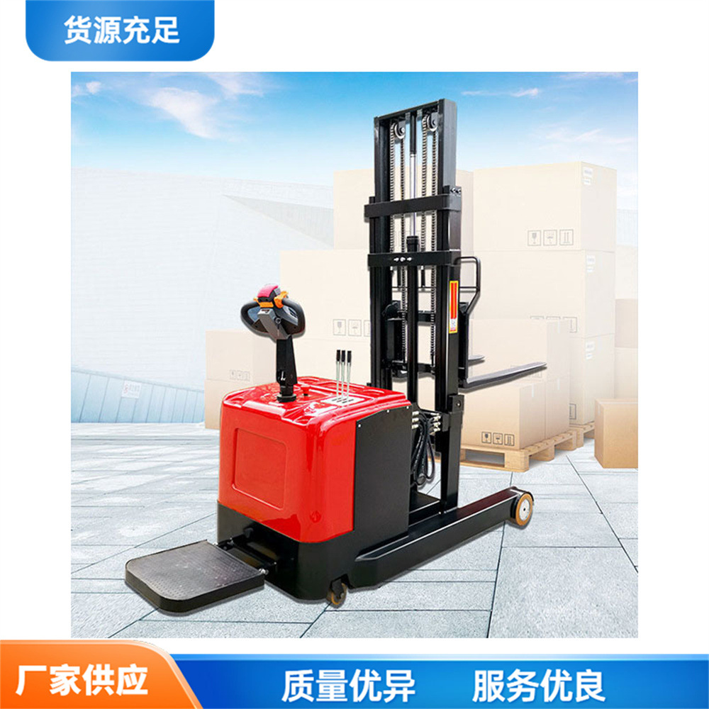 托盘仓储搬运铲车 站驾式货物自卸搬运车 装卸货搬运托盘登高车