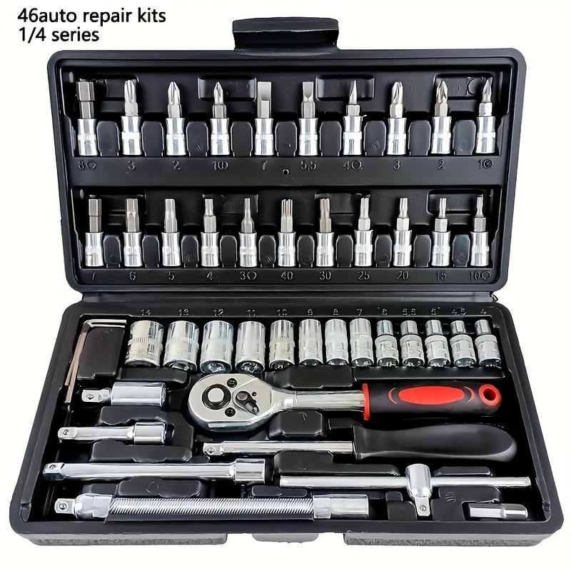 216 53 46PC Ultimate Auto Mechanic Tool Kit Premium Herramientas del coche