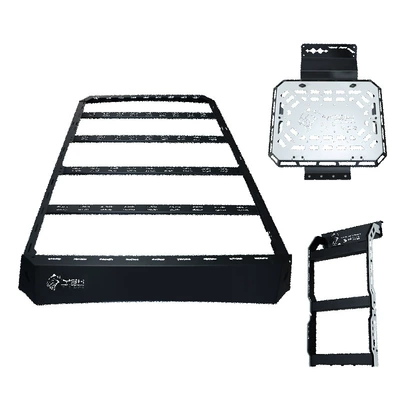 212 Car Roof Platform, Dedicated: Roof rack - roof-platform-ladder-side-mecha