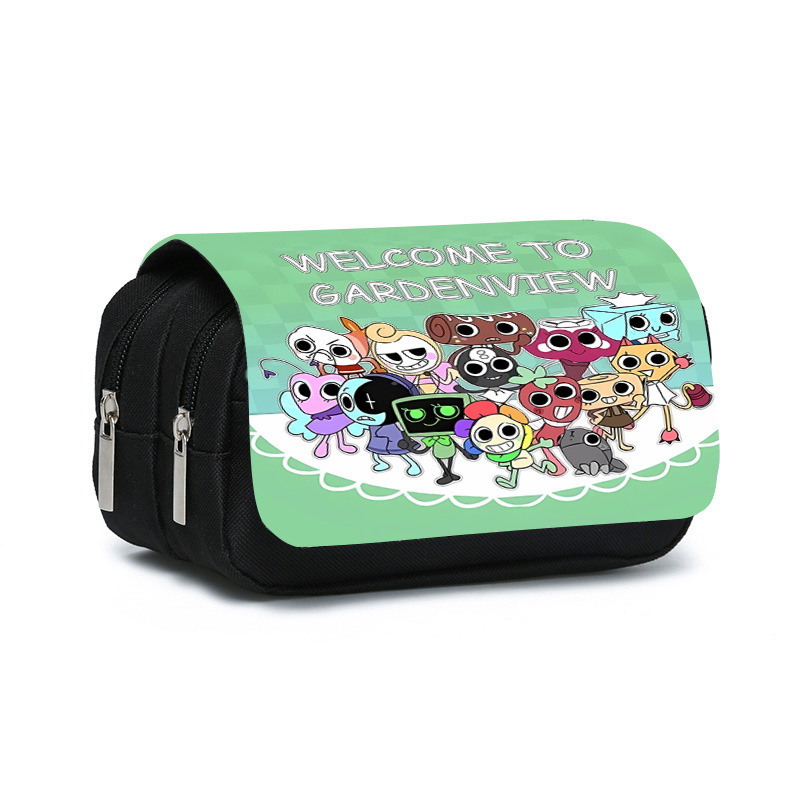 Dandy's World Dandy& # 39;S World Printed DIY Double-Layer Flip-Top Pencil Case Student Pencil Box
