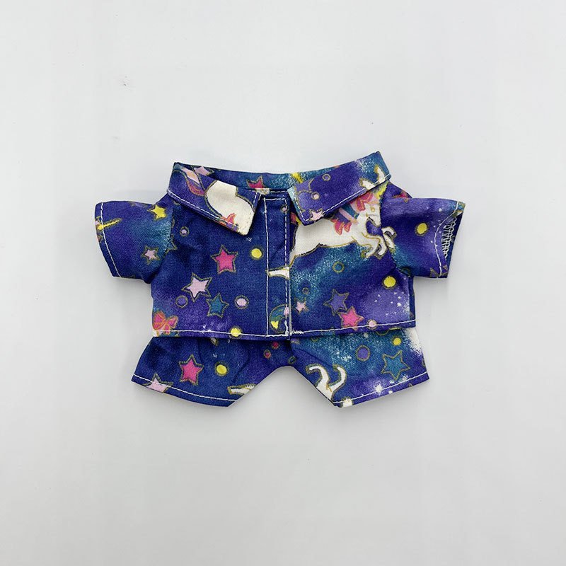 Muñeca de algodón 20cm15cm muñeca ropa muñeca camisa pijamas traje lindo en stock