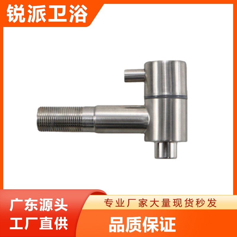304 Stainless Steel Wine Barrel Juice Bottle Silver Faucet Bd8005M16 (Joint Length 34mm)