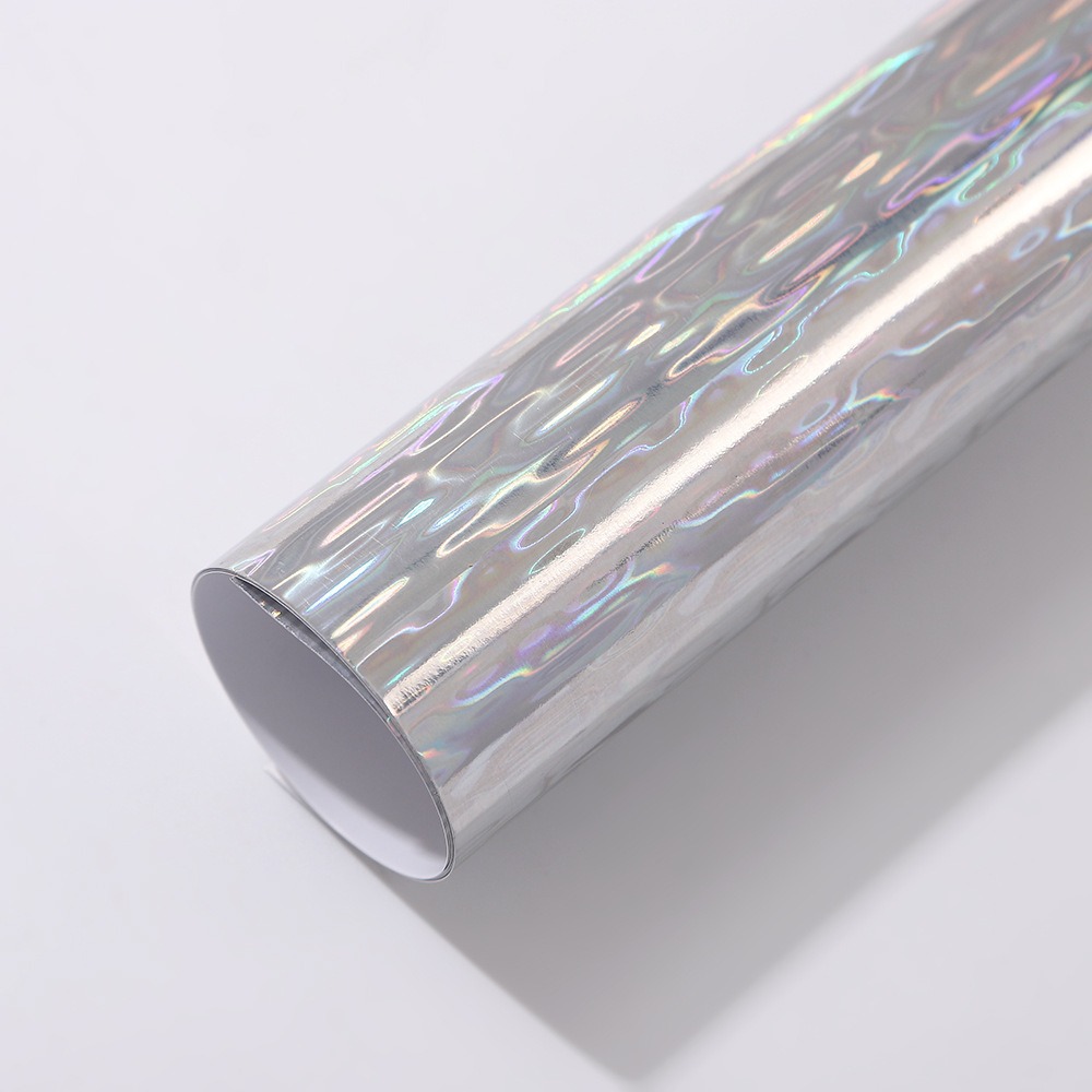 Papel láser de color medalla de papel de fondo brillante papel de tarjeta láser plateado punto de plata de doble fondo brillante