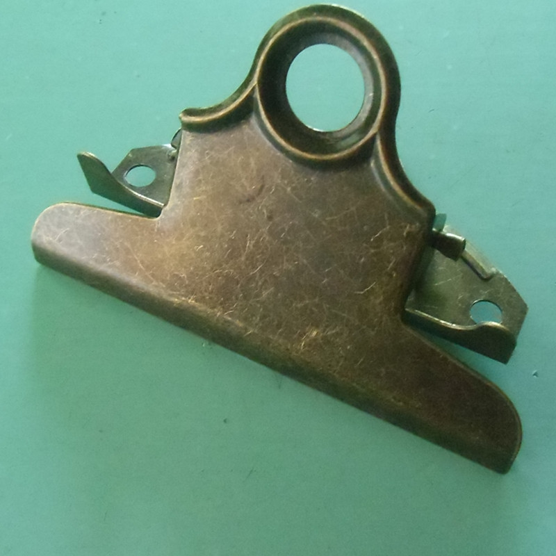 五金文具夹78mm青古同蝴蝶夹金属铁夹子蝴蝶夹山头夹