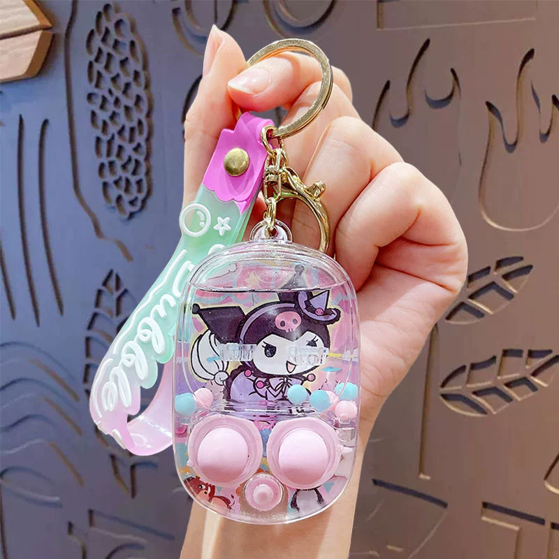 Sanrio, креативная игровая консоль, cartoon брелок, сумка-ключница, кулон, антистресс, оптом