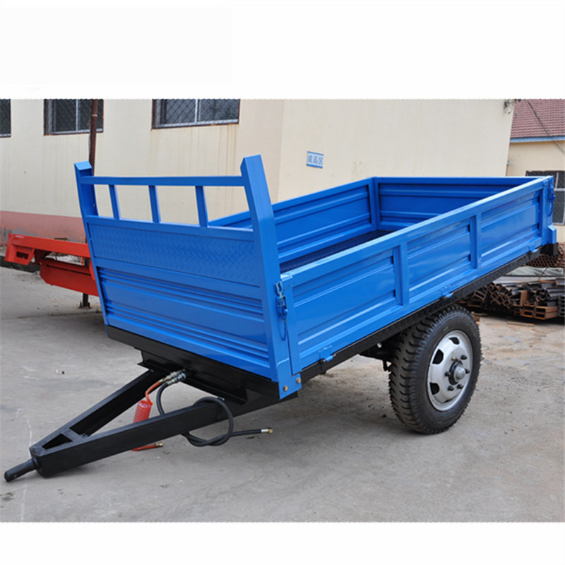 2吨农用自卸拖斗车 拖拉机拖车 自卸农用拖车 转运板车