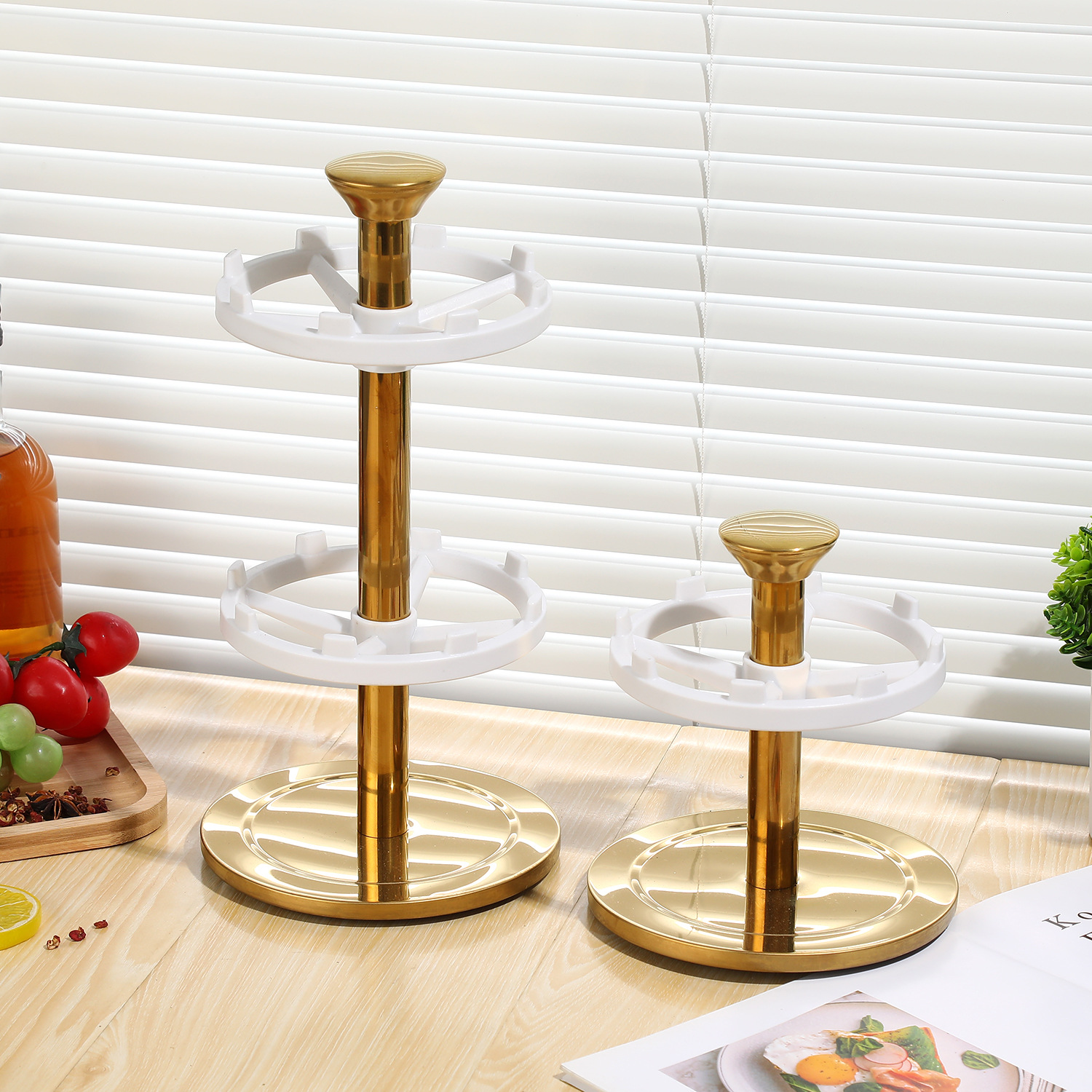 Estante de almacenamiento de condimentos giratorio condimento multifuncional caja de almacenamiento de condimentos de cocina estante de condimentos domésticos