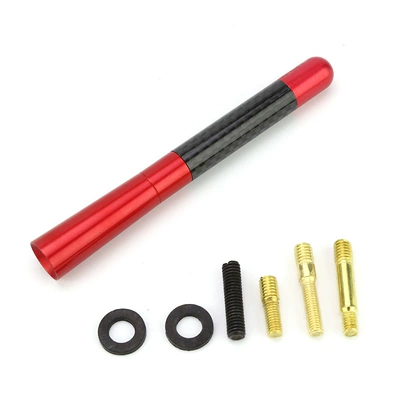 vehicle antenna, fiber antenna car radio antenna - 12cm-red-op-bag