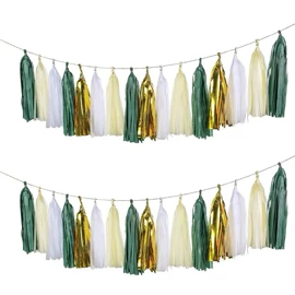 纸质工艺品;拉花、彩带;场地布置道具