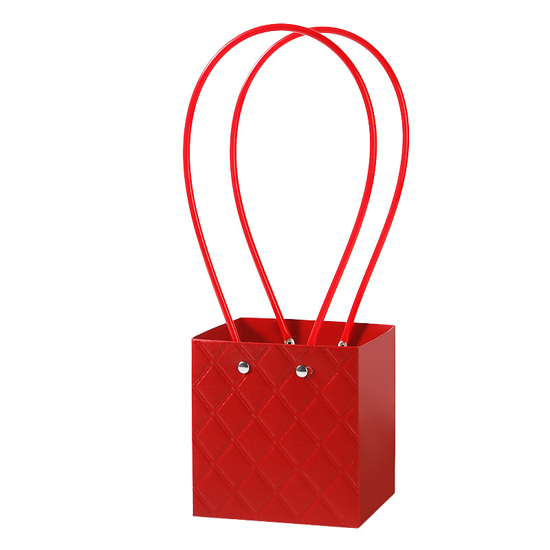 Bolsa de macarrones, bolsa de aperitivos, bolsa para arreglos florales de gelatina, bolsa con relieve estéreo, bolsa cuadrada trapezoidal para regalos de cumpleaños y festivos