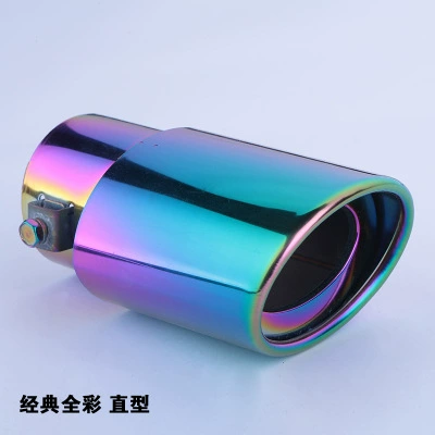 Double Pipe Muffler Tail Pipe: Car muffler - full-color-straight-style