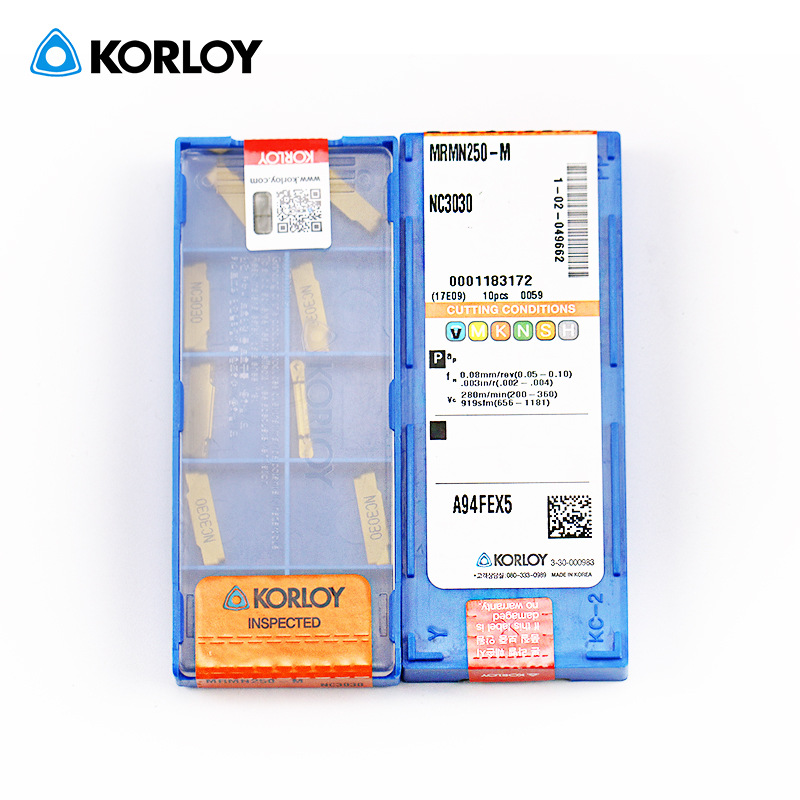 正品泰克珞数控刀片MRMN250-M NC3030加工钢件