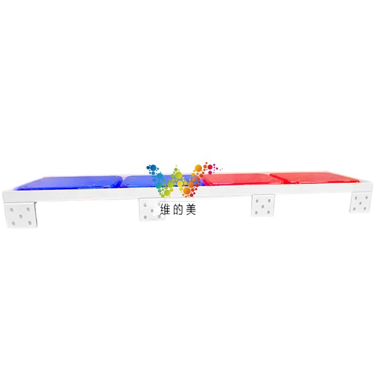Luz de advertencia de cabina 220V Construcción de tráfico luz de señal estroboscópica luz intermitente de cabina de seguridad roja y azul brillante
