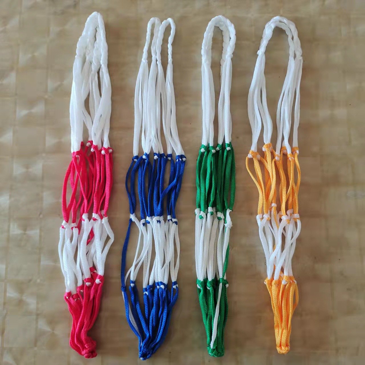 Red elástica de nailon para transportar pelotas (voleibol, fútbol, baloncesto)