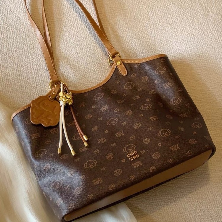Nanfeng Hazelnut Story Damentasche Große Umhängetasche Shopper_voghion.com