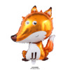 Styling cartoon jungle animal aluminum film hedgehog fox raccoon pine ball balloon forest party decoration wholesale