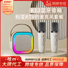 K12蓝牙音箱麦克风一体麦家庭音响蓝牙音响全民K歌家用无线套装