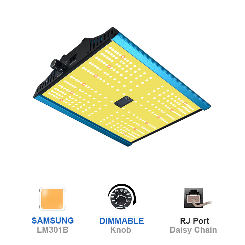 quantum version led plant fill light board quantum board double Head 4 four head plant light Growth Light 100W