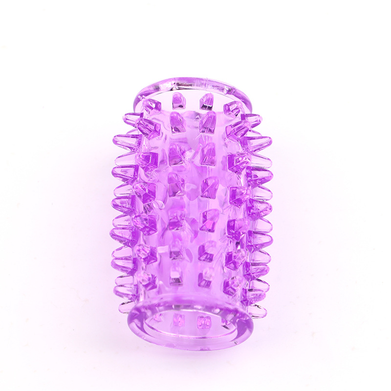 Caterpillar TPE Locking Cock Ring, Transparent Slip-on Delay Ring for Men — detail image 2