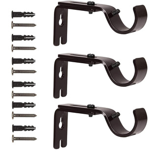 Roman rod curtain rod bracket is suitable for 2.54cm rod, adjustable single curtain rod bracket cross-border explosion