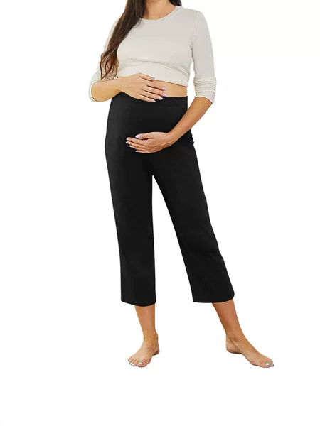 Amazon Maternity Pants Export New Arrivals Cross-Border Slim-Fit Women's Yoga Maternity Pants
