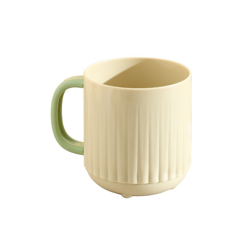 Taza de color sólido estilo crema Taza de viento ins Taza de grasa Taza de agua Taza de café Taza de desayuno Leche