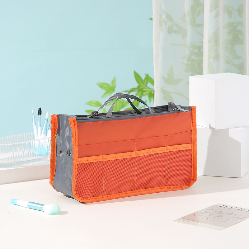 多機能収納バッグ、小型収納バッグ、ハンドバッグ、ダブルポケットバッグ、データケーブル収納バッグ|undefined
