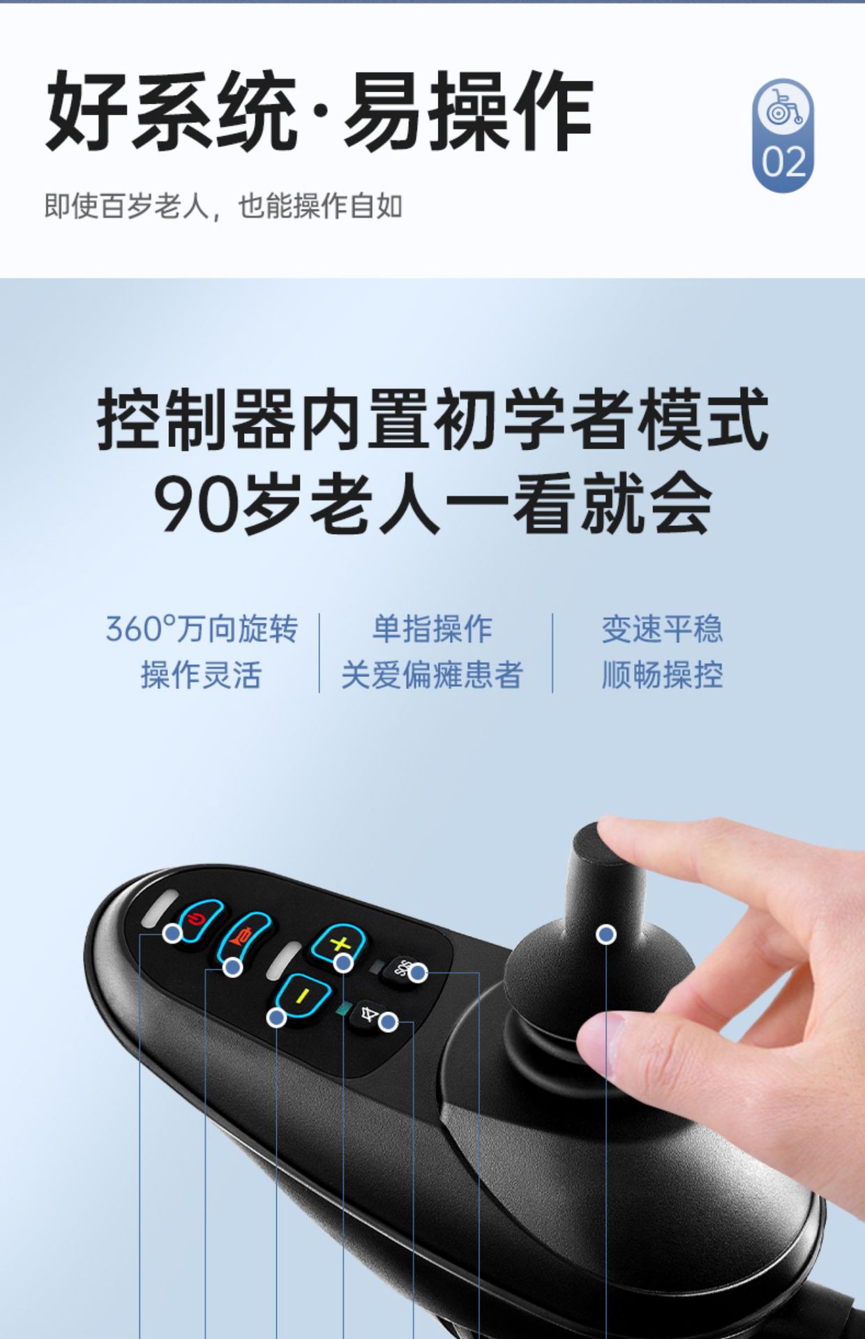 Zhenbang electric wheelchair intelligent automatic special for the elderly and the disabled folding light four-wheel wholesale
