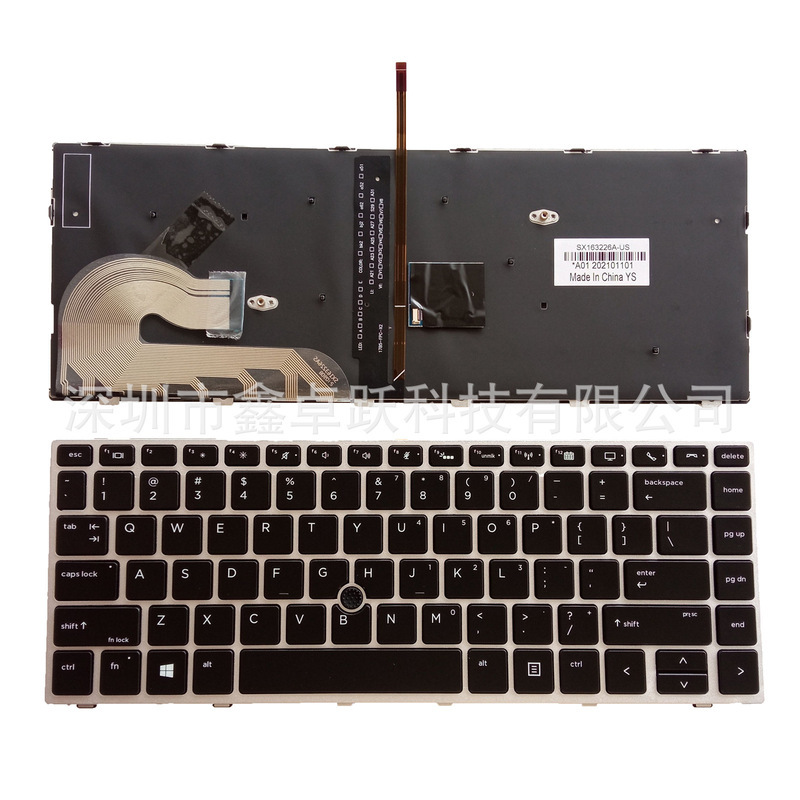 US applicable to HP EliteBook 840 846 745 G5 G6 ZBook 14u G5 14u G6 keyboard