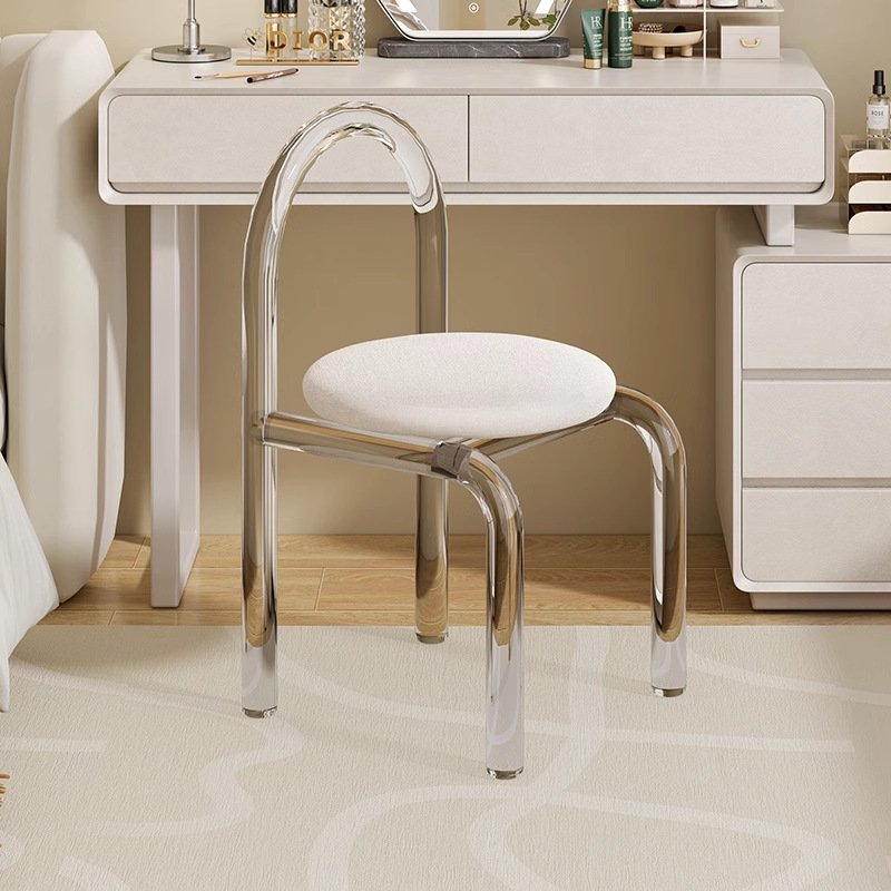 Escritorio de dormitorio de estilo crema, tocador, escritorio de hogar integrado, escritorio de computadora, escritorio de estudio de oficina para niñas, banco de trabajo