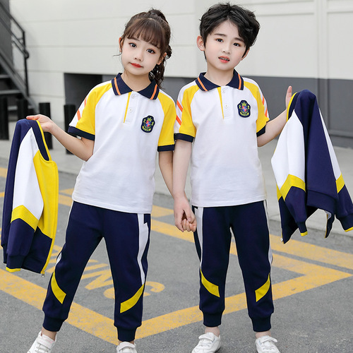 Class uniform graduation season kindergarten autumn school uniform spring and autumn set class uniform set primary school students spring learning