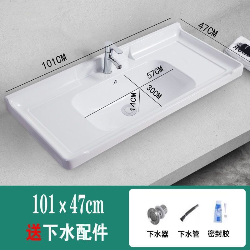 セラミック洗面台 床置き型 小型 簡易柱洗面台 賃貸住宅 浴室トイレ一体型洗面台|undefined