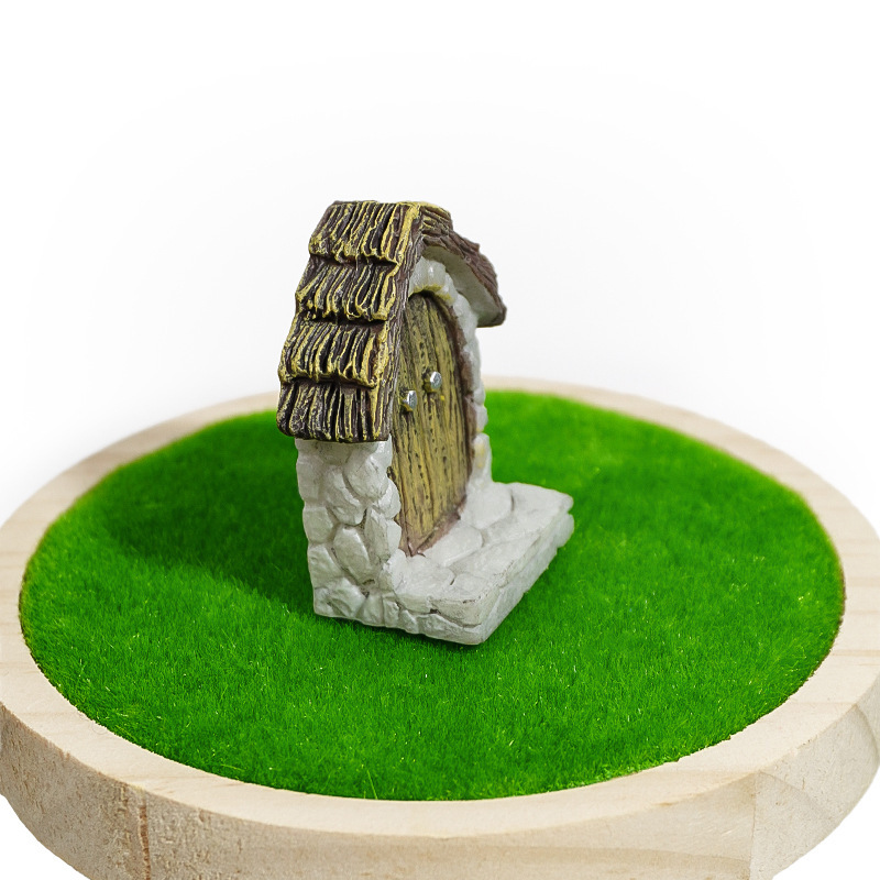 跨境严选精灵门木门PVC材料苔藓微景观造景摆件素材diy3D模型迷你|undefined