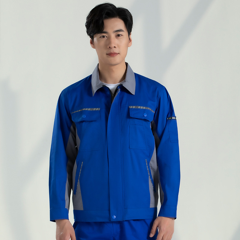 Trajes de trabajo de mangas cortas para hombres desgaste sitio de construcción de reparación de automóviles ropa mecánica y eléctrica fábrica de ropa de seguro laboral personalizada